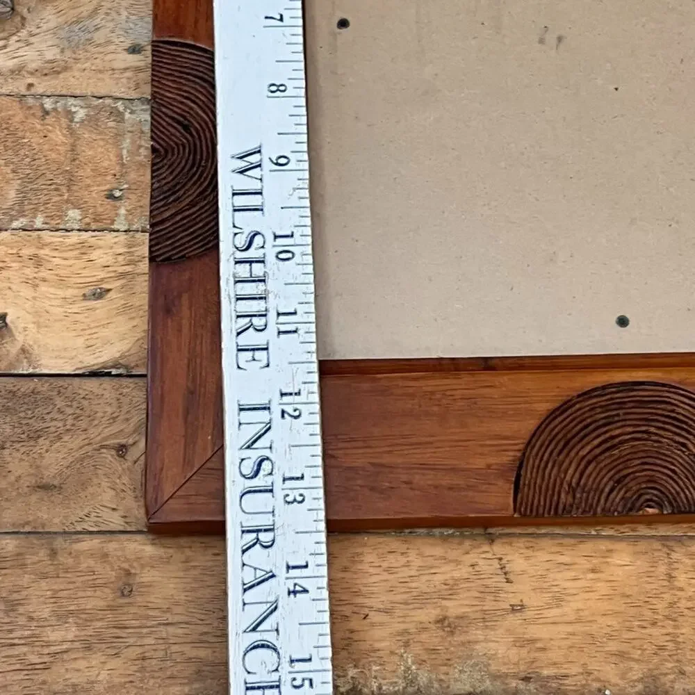 Mid-Century Modern Style Wooden Photo Frame 9.5